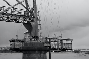 Newport Transporter Bridge, constructed in 1902 crosses the River Usk in Newport and is a grade 1...