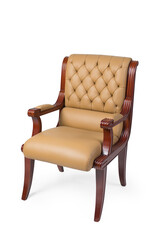 leather armchair