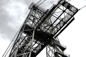 Newport Transporter Bridge, constructed in 1902 crosses the River Usk in Newport and is a grade 1...