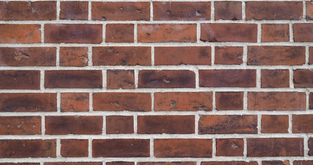 wide 4K red brick wall background