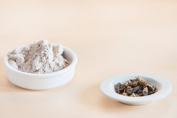 cricket food white background