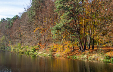 jesień nad wodą