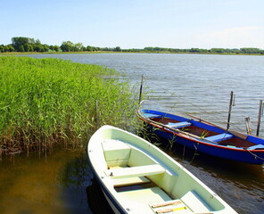 Obraz premium Boats in the bay of 