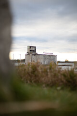 Old abandoned place. Old architecture in Buffalo, New York on the Erie lake. 