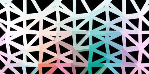 Light green, red vector geometric polygonal wallpaper.
