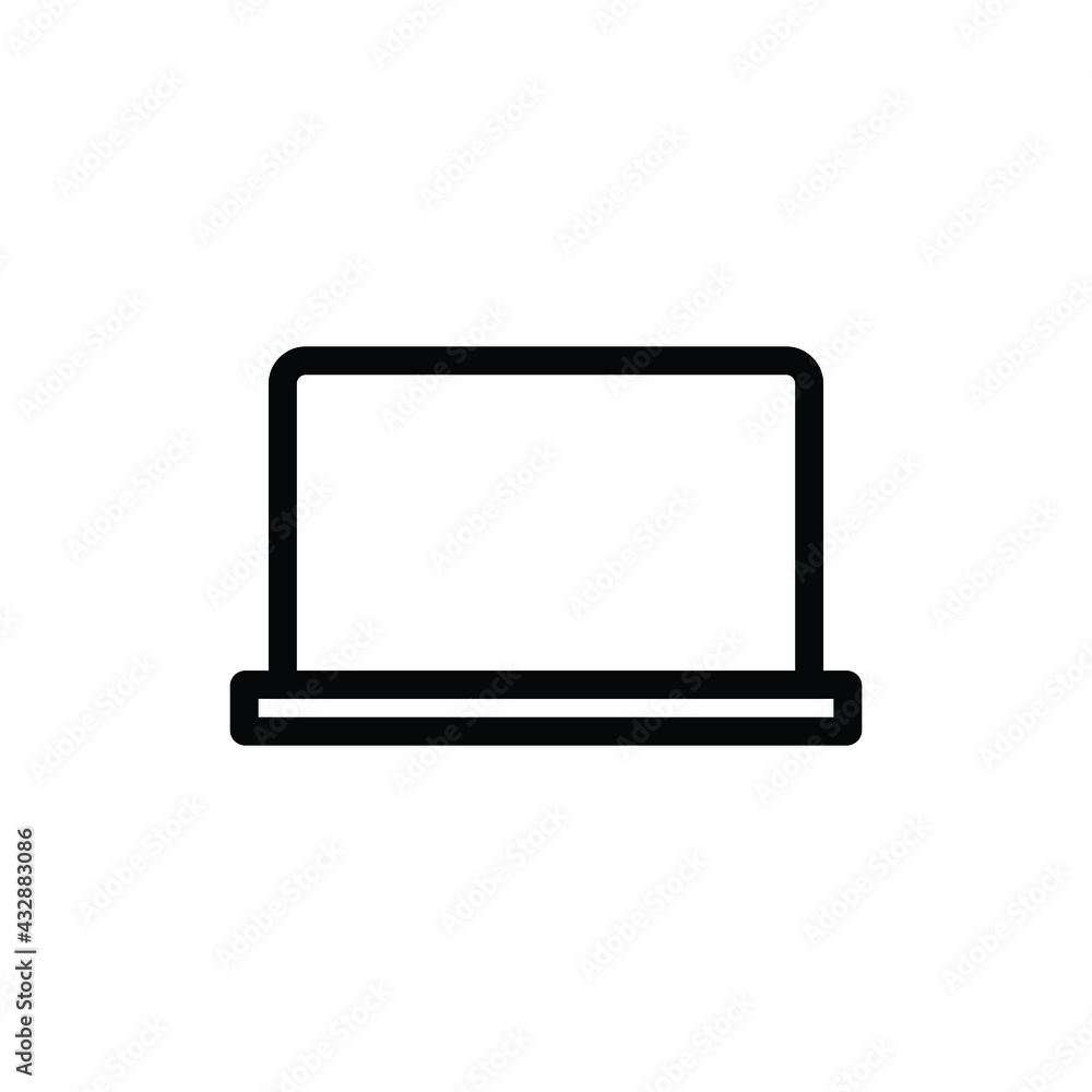 Poster icons set collection of digital network and communication. a minimal outline style of a computer sym