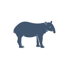 Tapir design vector illustration, Creative Tapir logo design concept template, symbols icons