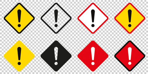 SYMBOLE DANGER EN FORME DE LOSANGE