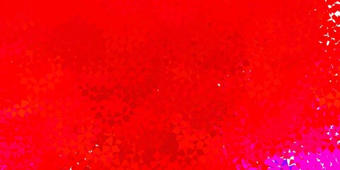 Dark orange vector backdrop with triangles, lines.