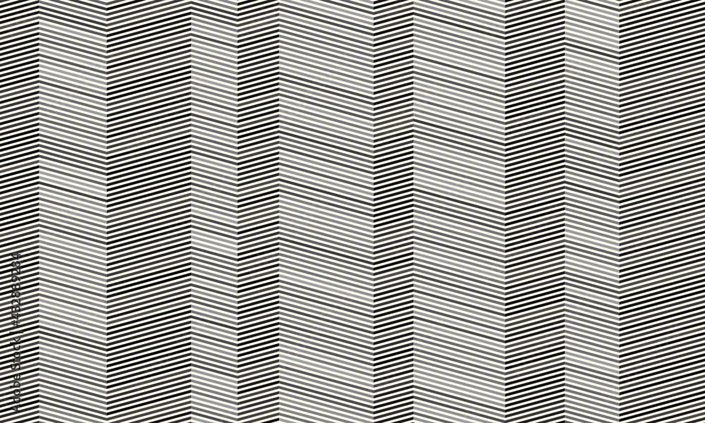 Poster abstract gray background with diagonal lines. striped fabric pattern.