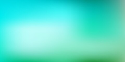 Light blue, green vector gradient blur pattern.