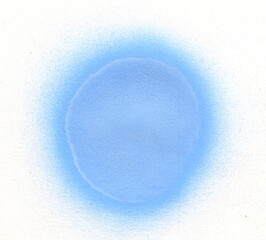 abstract blue spray ink spot
