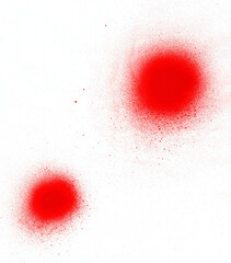 abstract blue spray ink spot