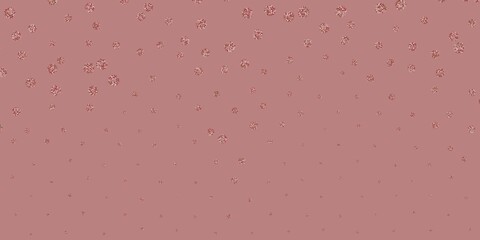 Light green, red vector doodle texture with flowers.