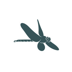 Dragonfly design vector illustration, Creative Dragonfly logo design concept template, symbols icons © shuttersport