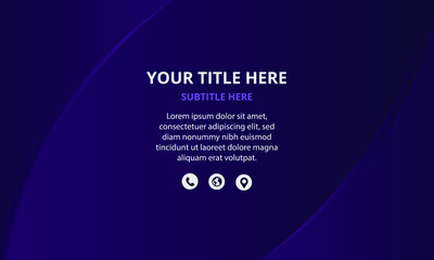 Elegant Purple Business Background With Curved Lines
