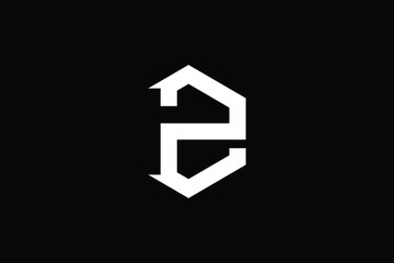 ZD logo letter design on luxury background. DZ logo monogram initials letter concept. ZD icon logo design. DZ elegant and Professional letter icon design on black background. D Z ZD DZ