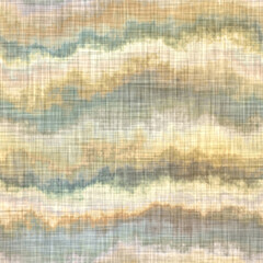 Aegean teal mottled linen nautical texture background. Summer coastal living style home decor. Worn turquoise blue dyed textile seamless pattern.
