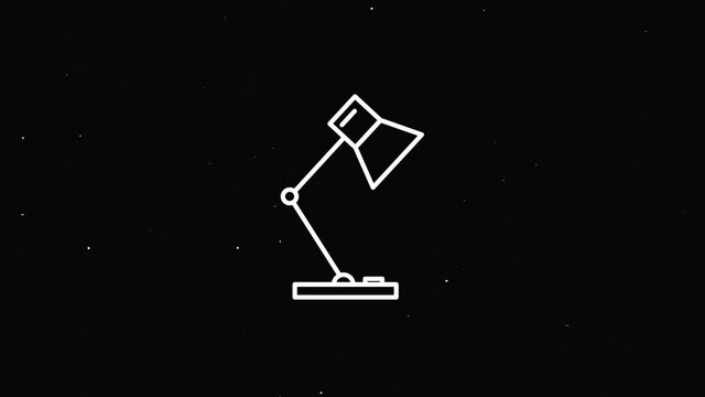 Office icon. Glitch shadow icon set. Office, great design for any purposes. Motion graphics.