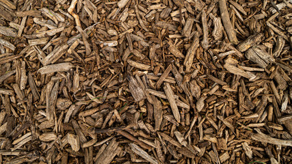 madera de árbol triturada