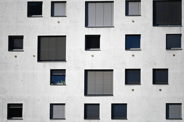 Fototapeta na wymiar modern building exterior in Vienna
