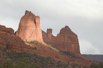 The spectacular scenery of Sedona, Arizona, a tourist paradise.