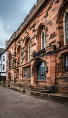 Fototapeta na wymiar Carlisle Citadel, old courthouse, Carlisle, Cumbria, UK
