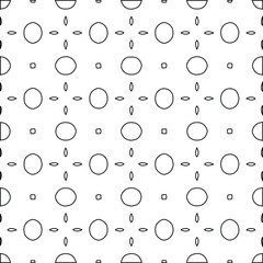 Geometric vector pattern with Black and white colors. abstract ornament for wallpapers and backgrounds.