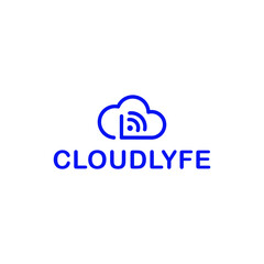 Obraz premium cloud logo tamplate design