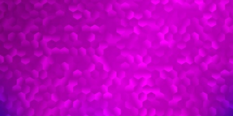Light purple vector backdrop with a batch of hexagons.