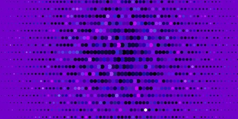 Dark Purple, Pink vector background with bubbles.