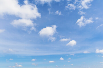 Background of blue sky with clouds