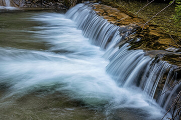 Flowing creek, Velky Sokol gorge, Slovak Paradise national park