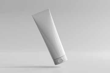 Isolated Cosmetic Cream Tube 3D Rendering