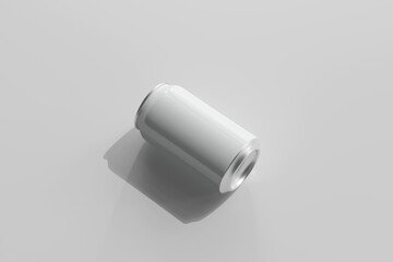 330ml Medium Size Soda or Beer Can 3D Rendering