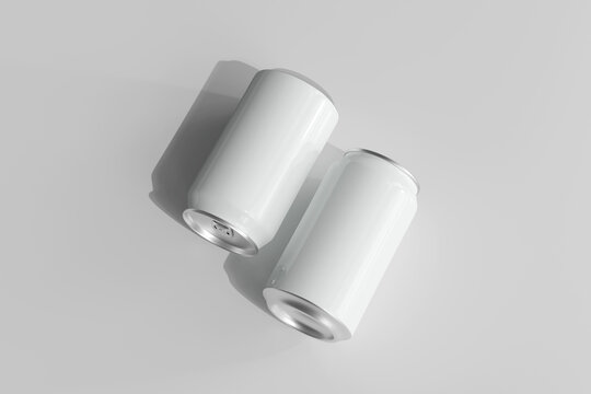 330ml Medium Size Soda or Beer Can 3D Rendering
