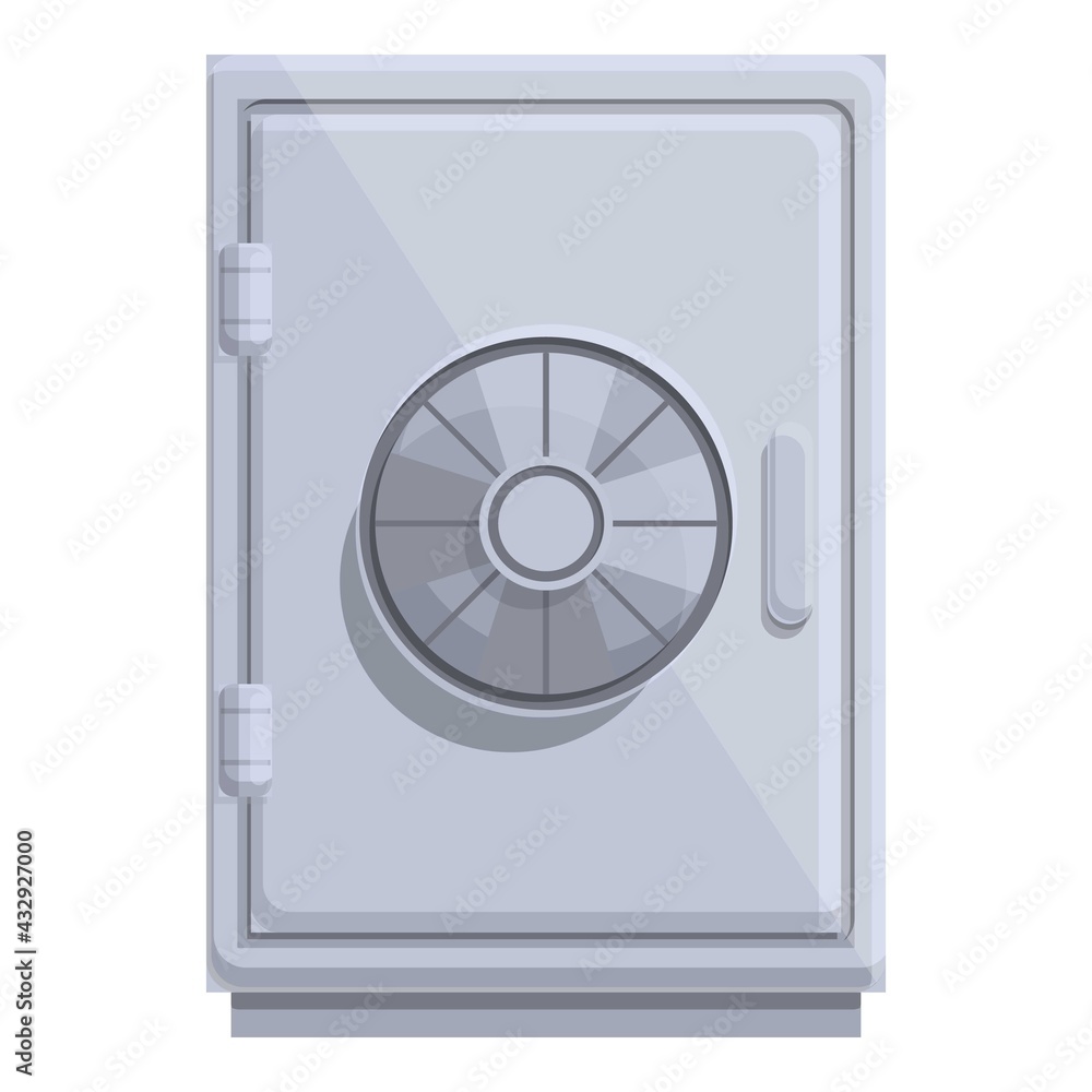 Poster deposit room security icon. cartoon of deposit room security vector icon for web design isolated on 
