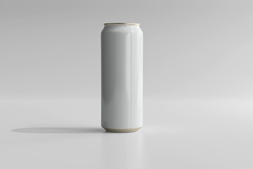 500ml Sleek Soda or Beer Can 3D Rendering - obrazy, fototapety, plakaty