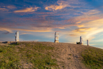 Moai statues