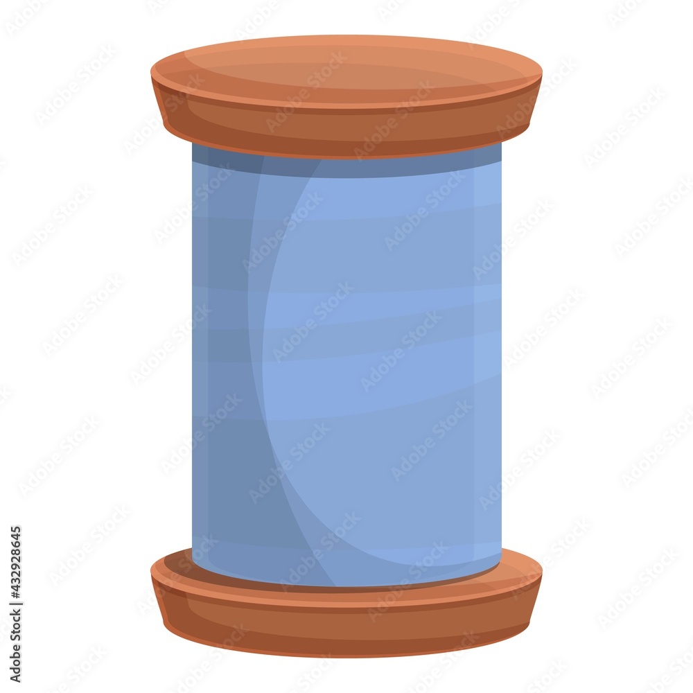 Poster thread icon. cartoon of thread vector icon for web design isolated on white background