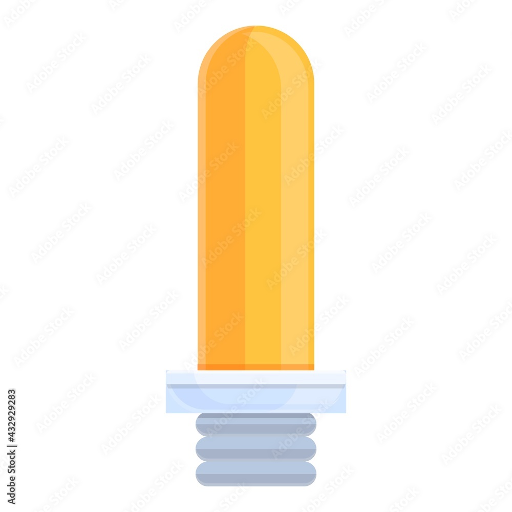 Poster smart lightbulb technology icon. cartoon of smart lightbulb technology vector icon for web design is