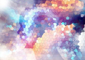 abstract background with bokeh, abstraction, texture, grunge, art, wallpaper, stained glass,...