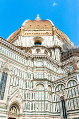 Naklejka premium Cathedral of Florence with dome