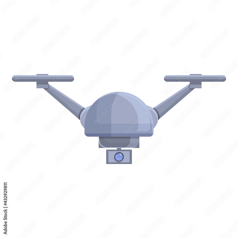 Poster drone technology ai icon. cartoon of drone technology ai vector icon for web design isolated on whit