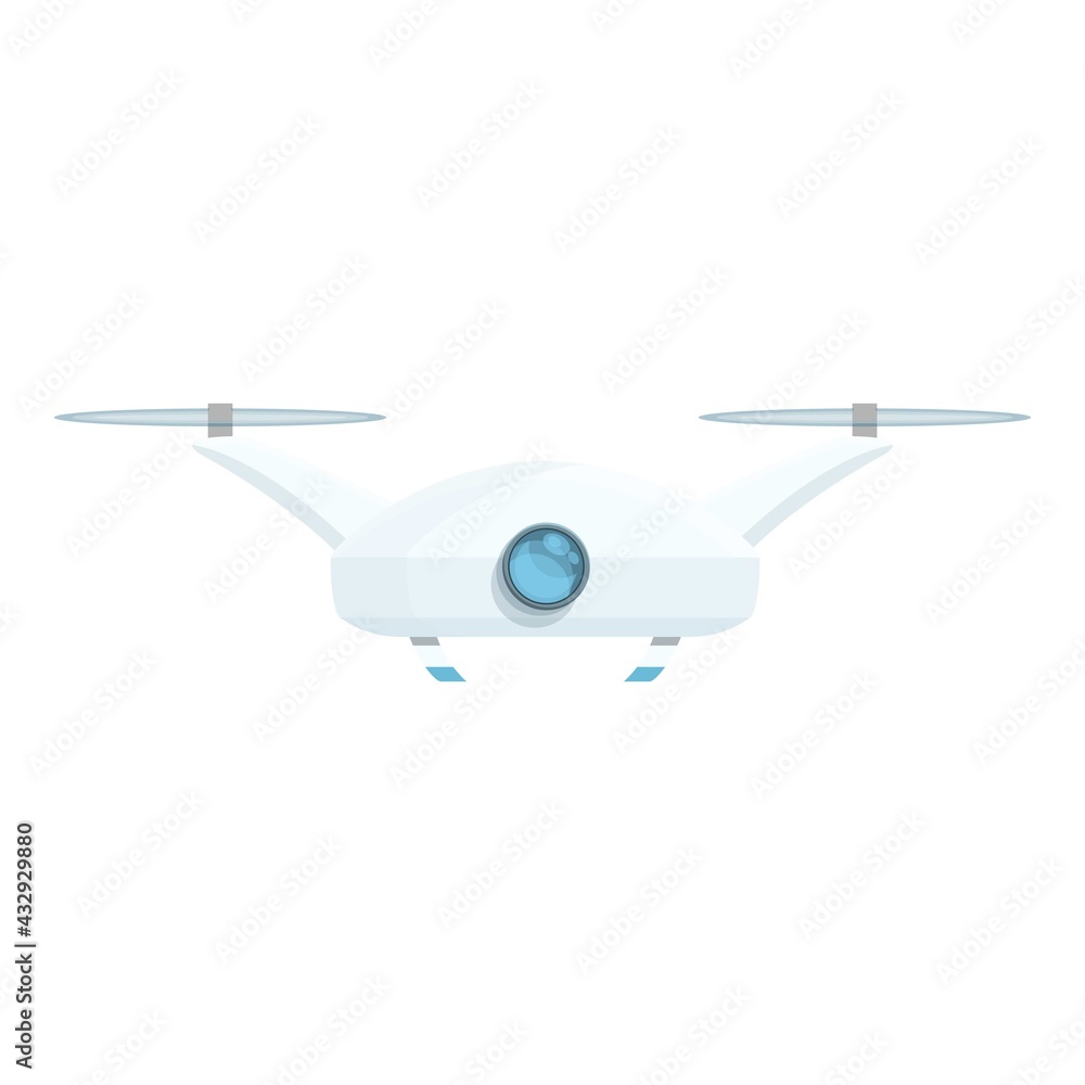 Poster drone technology hover icon. cartoon of drone technology hover vector icon for web design isolated o