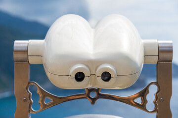 White binoculars