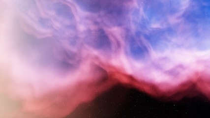 Obraz na płótnie Canvas nebula gas cloud in deep outer space