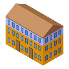 Campus house icon. Isometric of Campus house vector icon for web design isolated on white background