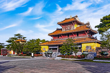 An ancient building in Hue, Vietnam.