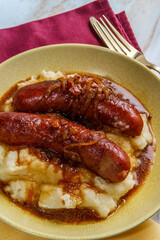 Sausage and Mashed Potatoes